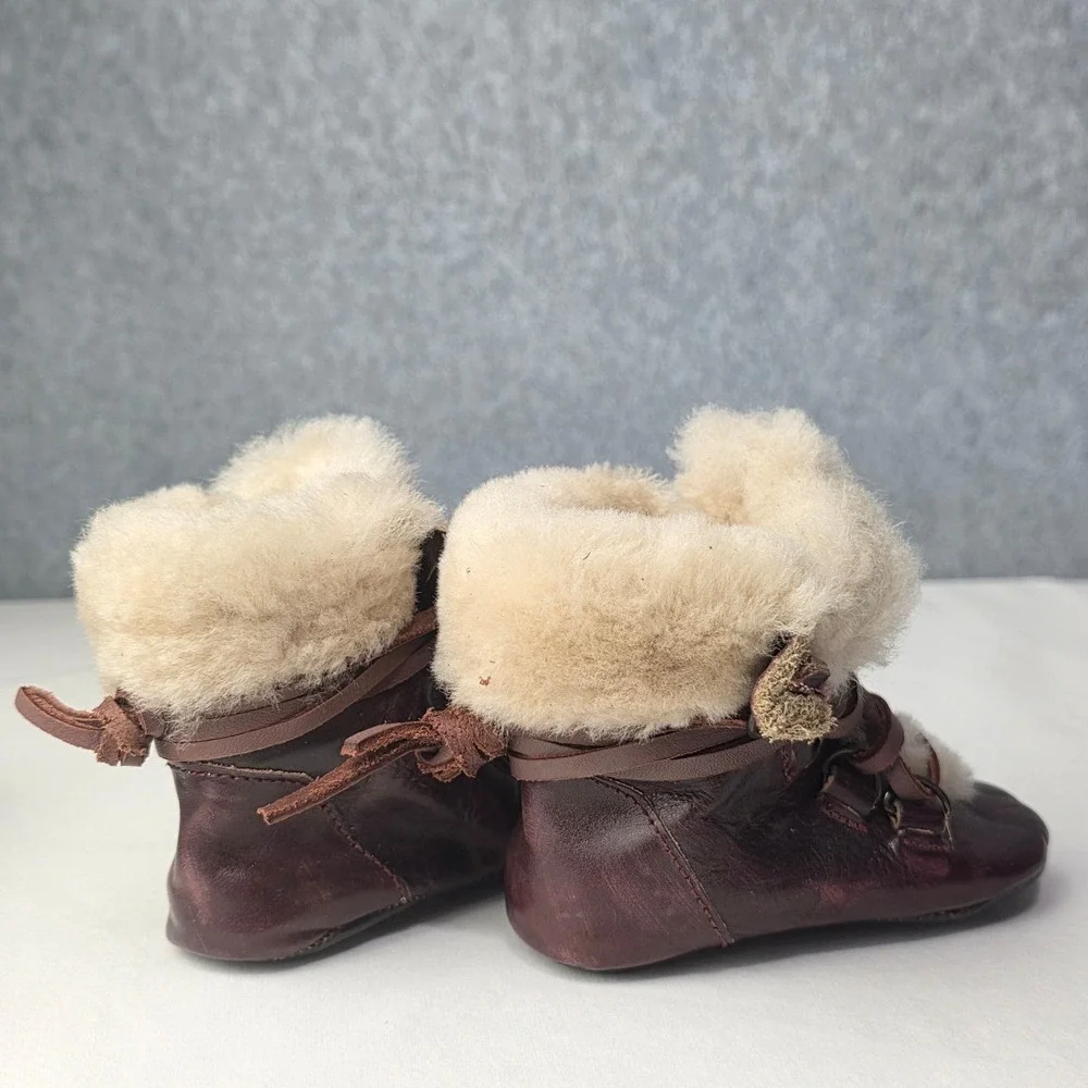 FREEBIRD BABY MOCCASINS - BABY SIZE 3 - Picture 2 of 6